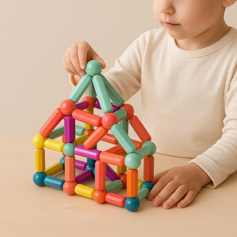 Magnet Toys Set - Magnetic Sticks and Balls
