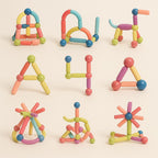 Magnet Toys Set - Magnetic Sticks and Balls