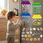Magnetic Colour Sorting Set for Children - Educational Fridge Toy