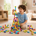 Magnetic Set - Multicolor Rods and Balls