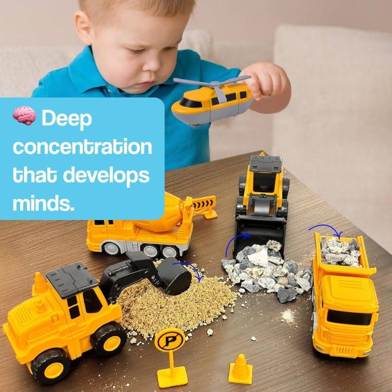 Magnetic Transformer Toy Set - Build 9 Vehicles and a Robot