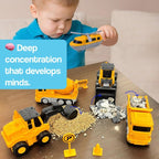 Magnetic Transformer Toy Set - Build 9 Vehicles and a Robot