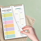 Magnetic Weekly Meal Planner Pad with Tear-Off Pages