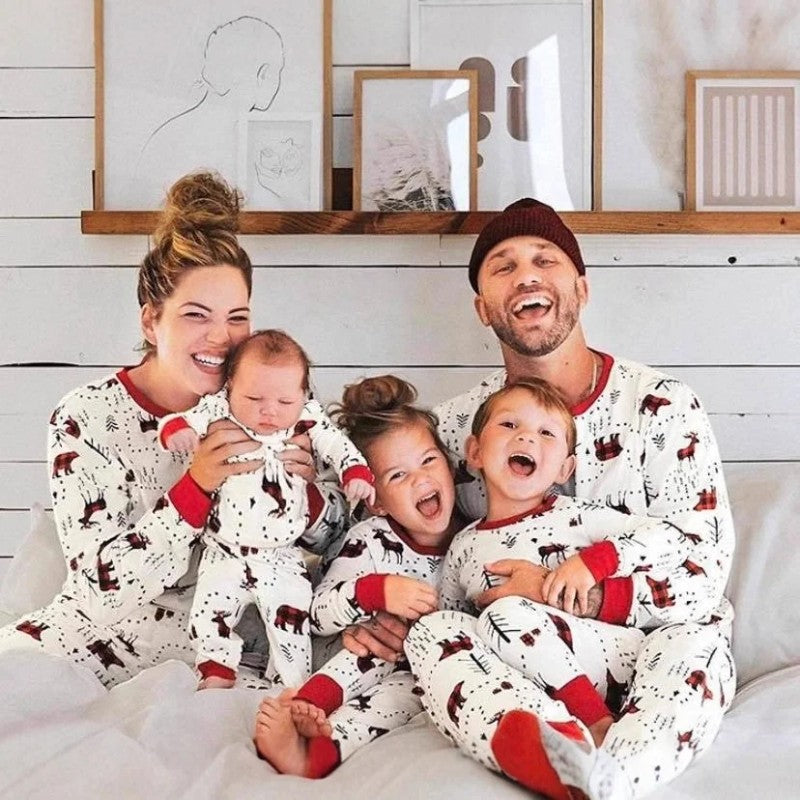 Matching Family Christmas Pajama Set - Long Sleeve Top and Pants