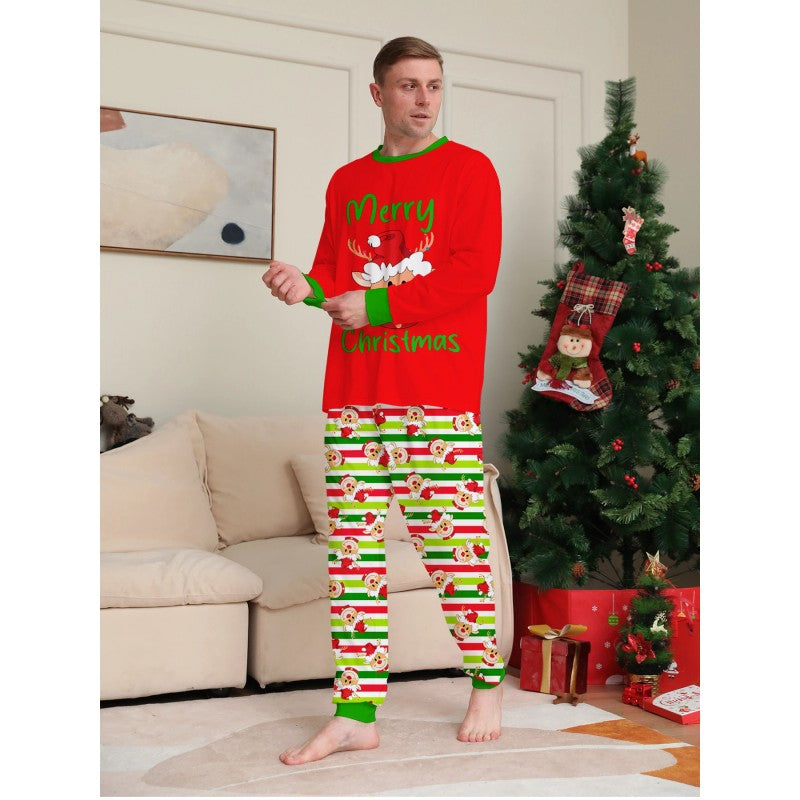 Matching Family Christmas Pajama Set - Long Sleeve Top and Pants