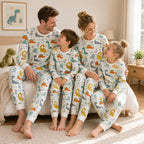 Matching Family Pyjama Sets - Long-Sleeve Top and Long Pants