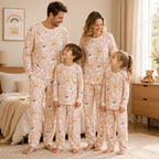 Matching Family Pyjama Sets - Long-Sleeve Top and Long Pants