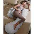 Maternity Body Pillow - J-Curve Shape