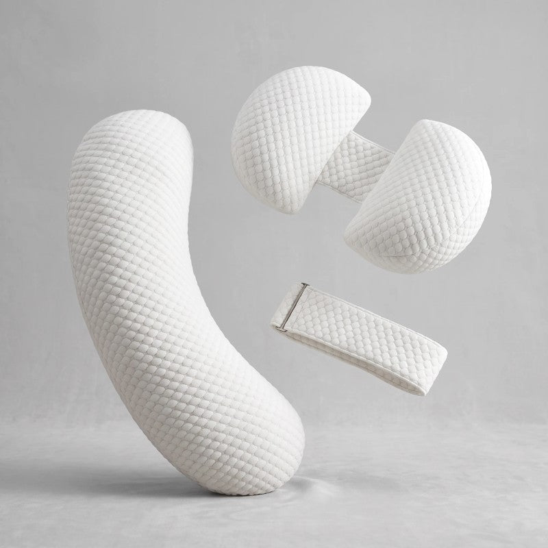 Maternity Body Pillow - J-Shape with Detachable Cushion