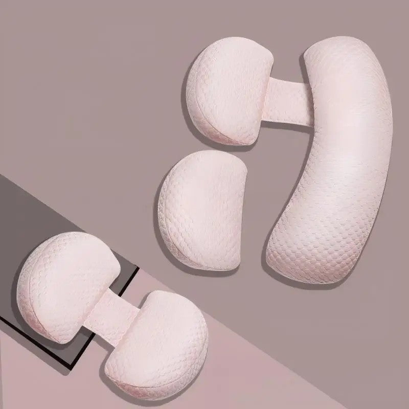Maternity Body Pillow - J-Shape with Detachable Cushion