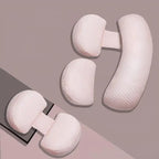 Maternity Body Pillow - J-Shape with Detachable Cushion