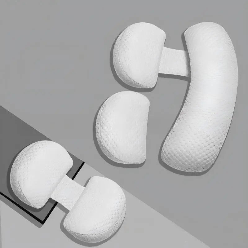Maternity Body Pillow - J-Shape with Detachable Cushion