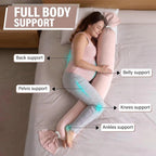 Maternity Full Body Pregnancy Pillow - Custom Color