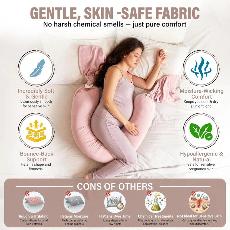 Maternity Full Body Pregnancy Pillow - Custom Color