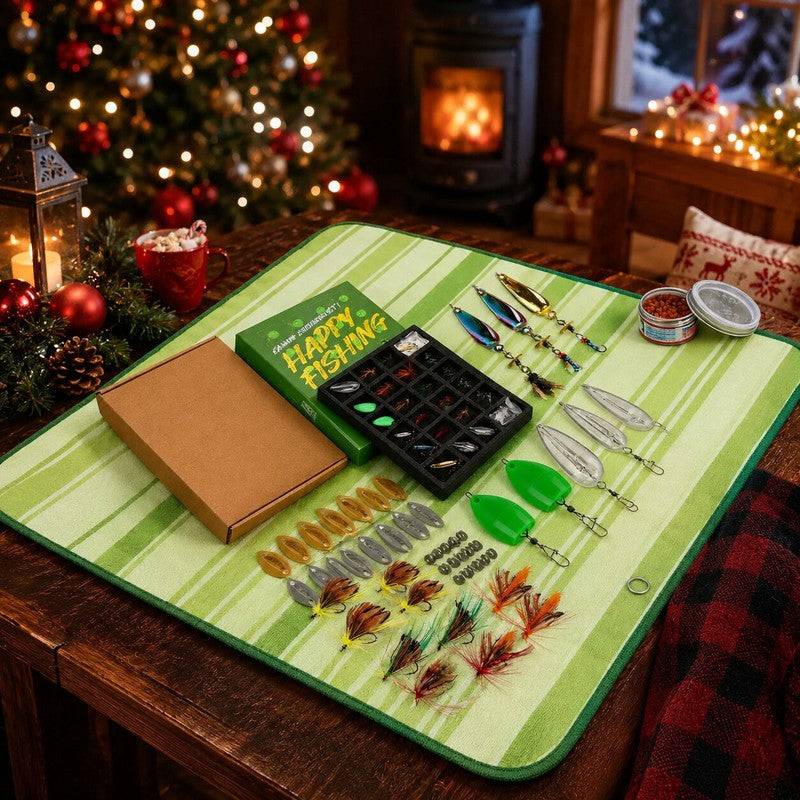 Men's Fishing Advent Calendar - 24-Day Countdown with Lures and Accessories