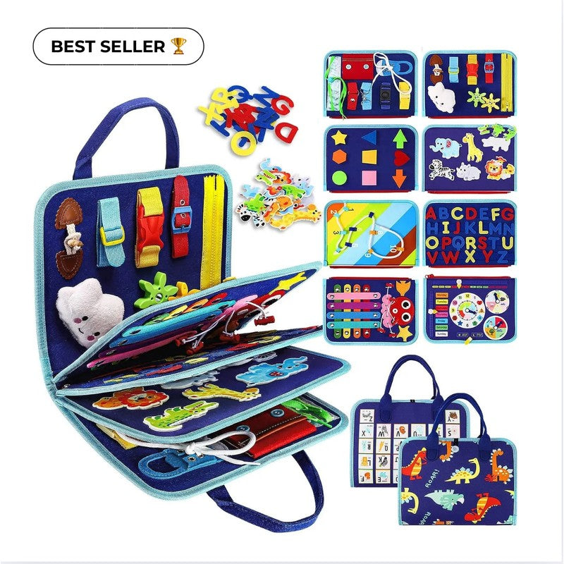 Montessori Activity Book for Toddlers - Interactive Learning Toy