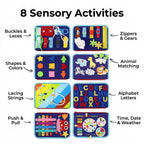 Libro Montessori delle attività per bambini piccoli - Gioco interattivo per l'apprendimento