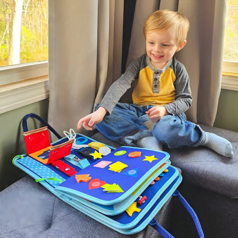 Montessori Activity Book for Toddlers - Interactive Learning Toy