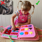 Montessori Activity Book for Toddlers - Interactive Learning Toy