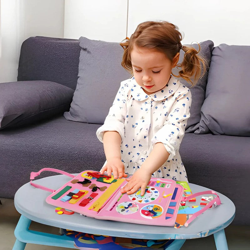 Montessori Activity Book for Toddlers - Interactive Learning Toy