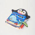 Montessori Baby Cloth Book with Hand Puppet - Interactive Animal Theme