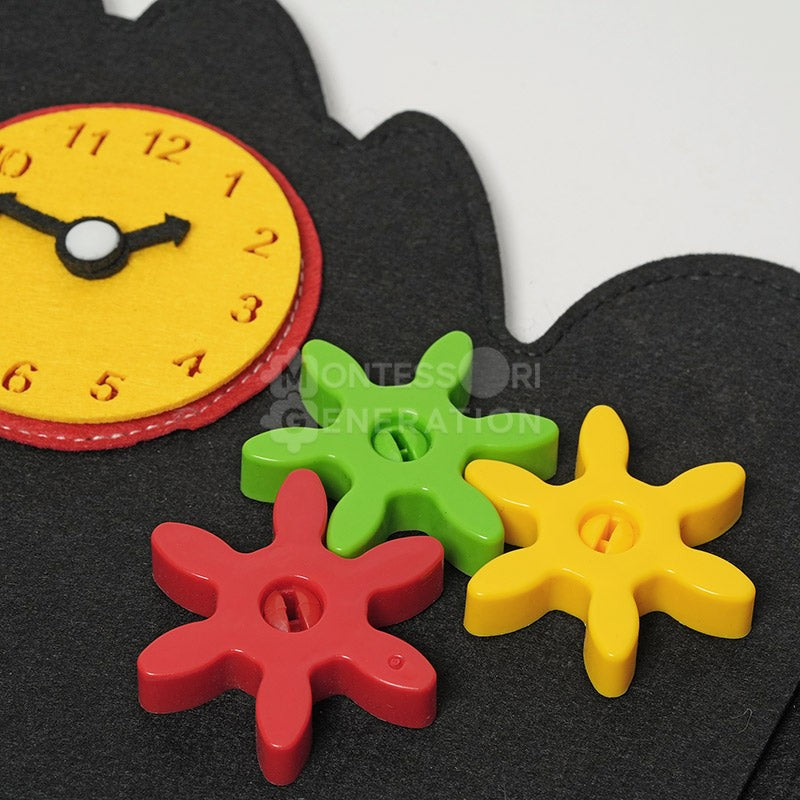 Montessori Busy Board Dinosaur Shape - Multi Activity Panel