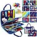 Montessori Busy Board - Upgraded Edition with Multiple Activities