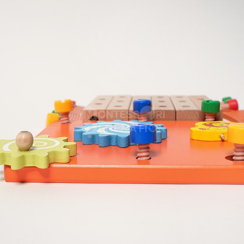 Montessori DIY Wooden Toy Set - Buildable Chair with Toy Tools