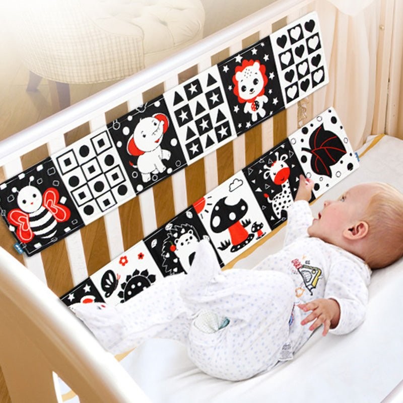 Montessori Educational Toy - Cloth Baby Contrast Book