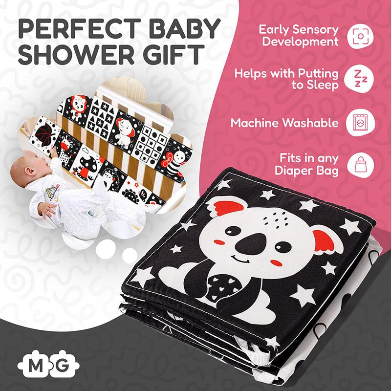 Montessori Educational Toy - Cloth Baby Contrast Book