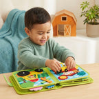 Montessori Farm-Themed Quiet Book for Toddlers - Interactive Felt Pieces
