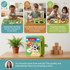 Montessori Farm-Themed Quiet Book for Toddlers - Interactive Felt Pieces