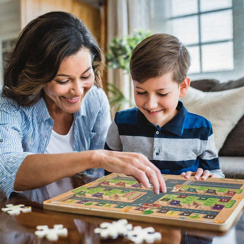 Montessori Magnetic Alphabet Maze Board - Educational Toy for Toddlers