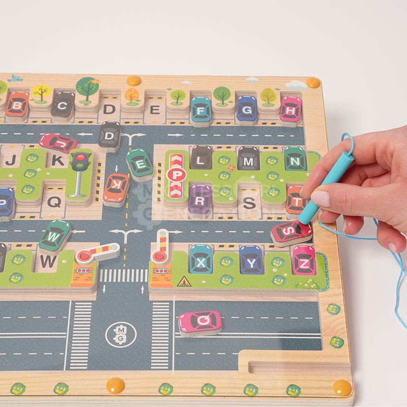 Montessori Magnetic Alphabet Maze Board - Educational Toy for Toddlers