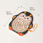 Montessori Magnetic Maze Toy - Wooden Educational Board