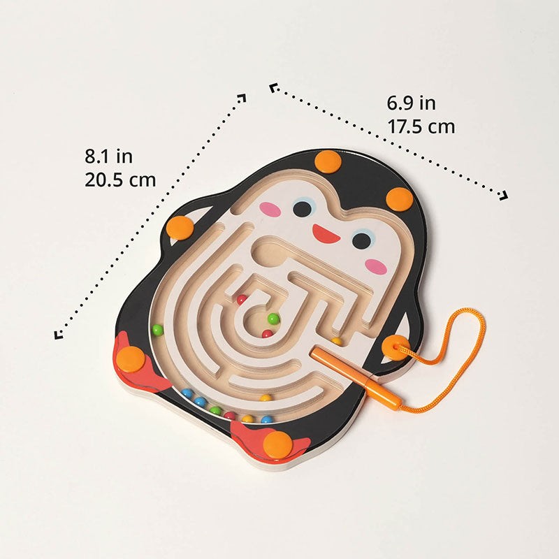 Montessori Magnetic Maze Toy - Wooden Educational Board