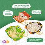 Montessori Magnetic Maze Toy - Wooden Educational Board