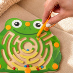 Montessori Magnetic Maze Toy - Wooden Educational Board