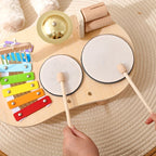 Montessori Music Table - Wooden Musical Instrument Set