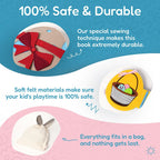 Montessori Quiet Book - Interactive Activity Pages with Finger Puppets