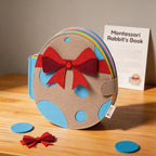 Montessori Quiet Book - Interactive Activity Pages with Finger Puppets