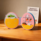 Montessori Quiet Book - Interactive Activity Pages with Finger Puppets