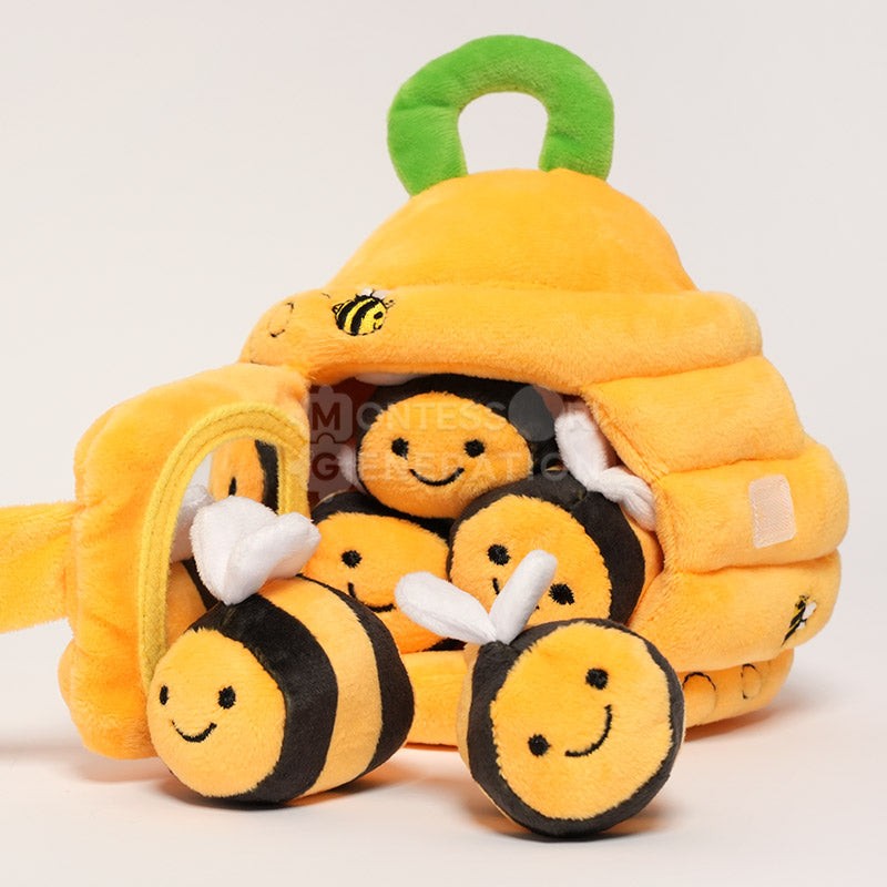 Montessori Sensory Baby Toy Set - Beehive Bees