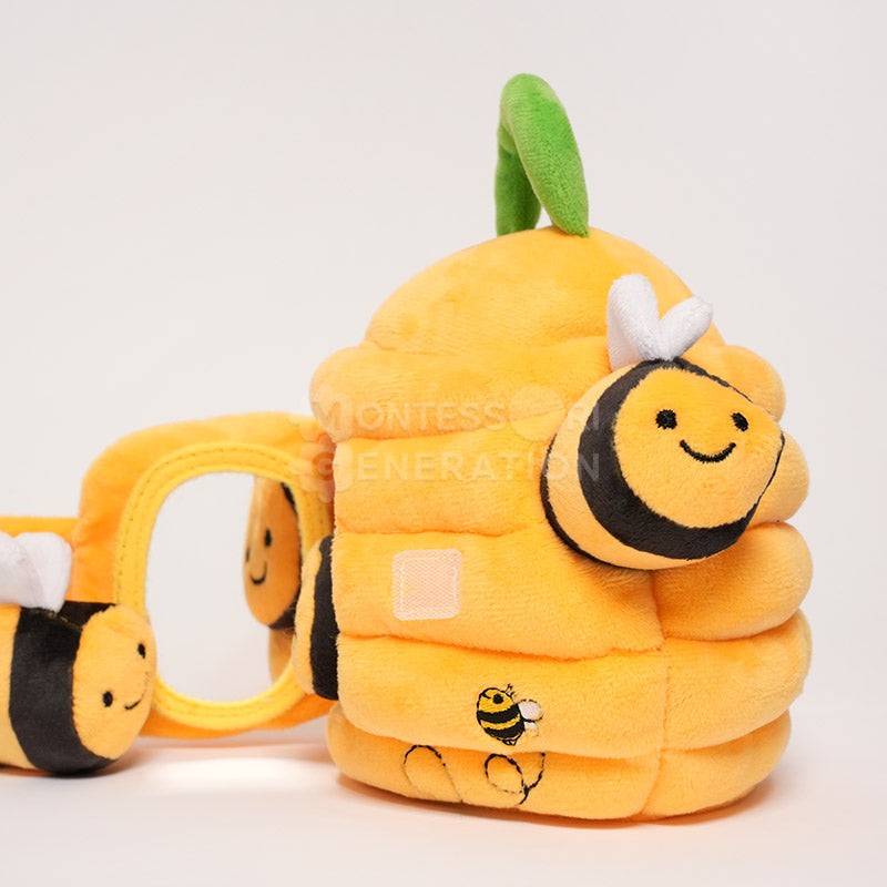 Montessori Sensory Baby Toy Set - Beehive Bees
