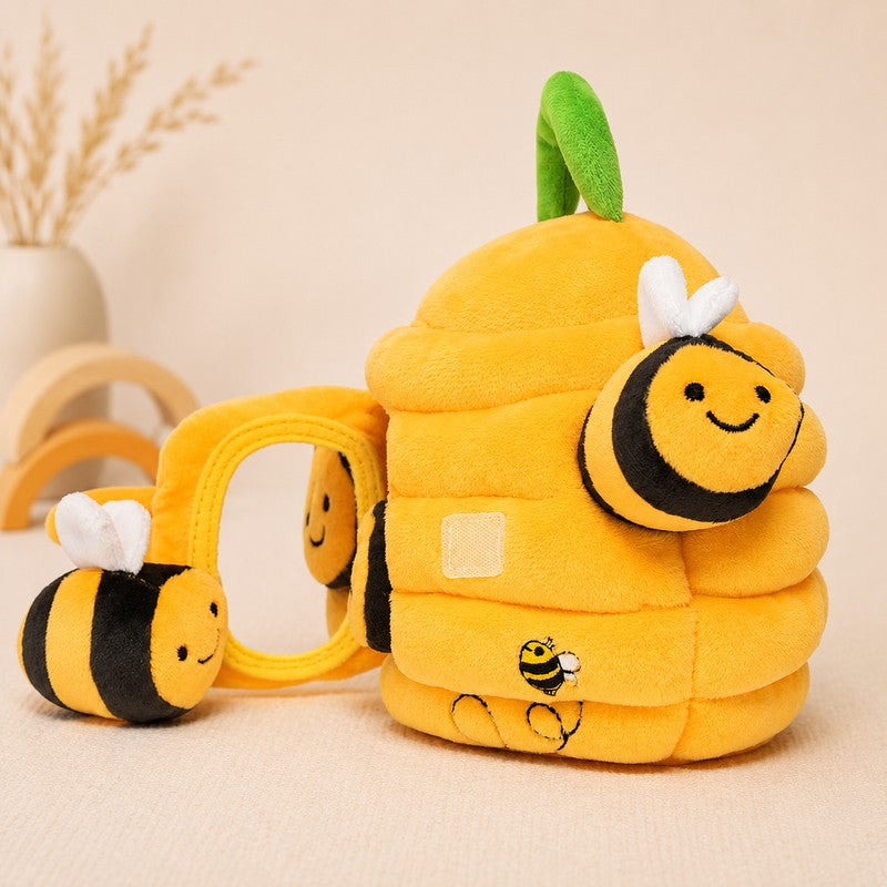 Montessori Sensory Toy Set - Beehive with Bee Figures