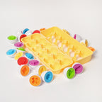 Montessori Shape-Matching Egg Toy Set for Toddlers