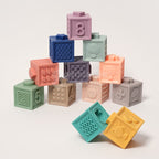 Montessori Silicone Squeaky Block Set - Sensory Exploration
