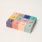 Montessori Silicone Squeaky Block Set - Sensory Exploration