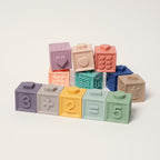 Montessori Silicone Squeaky Block Set - Sensory Exploration