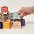 Montessori Silicone Squeaky Block Set - Sensory Exploration